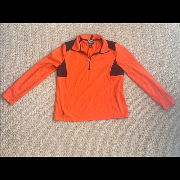LRL Lauren Active Ralph Lauren Quarter Zip Sweatshirt Pullover Large - Picture 3 of 12